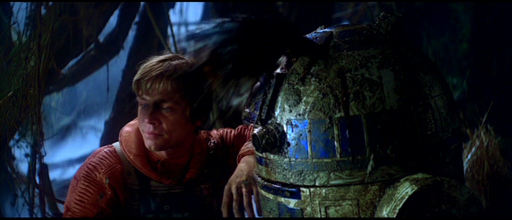 R2 spitting the mud out of his flaps 