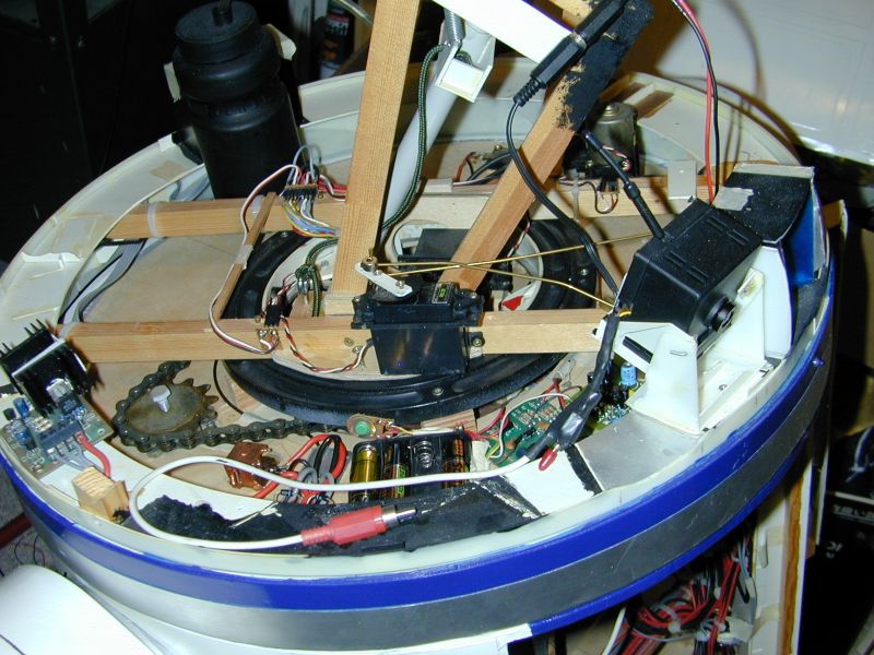 The head�s interior. Still loking a bit unfinished.